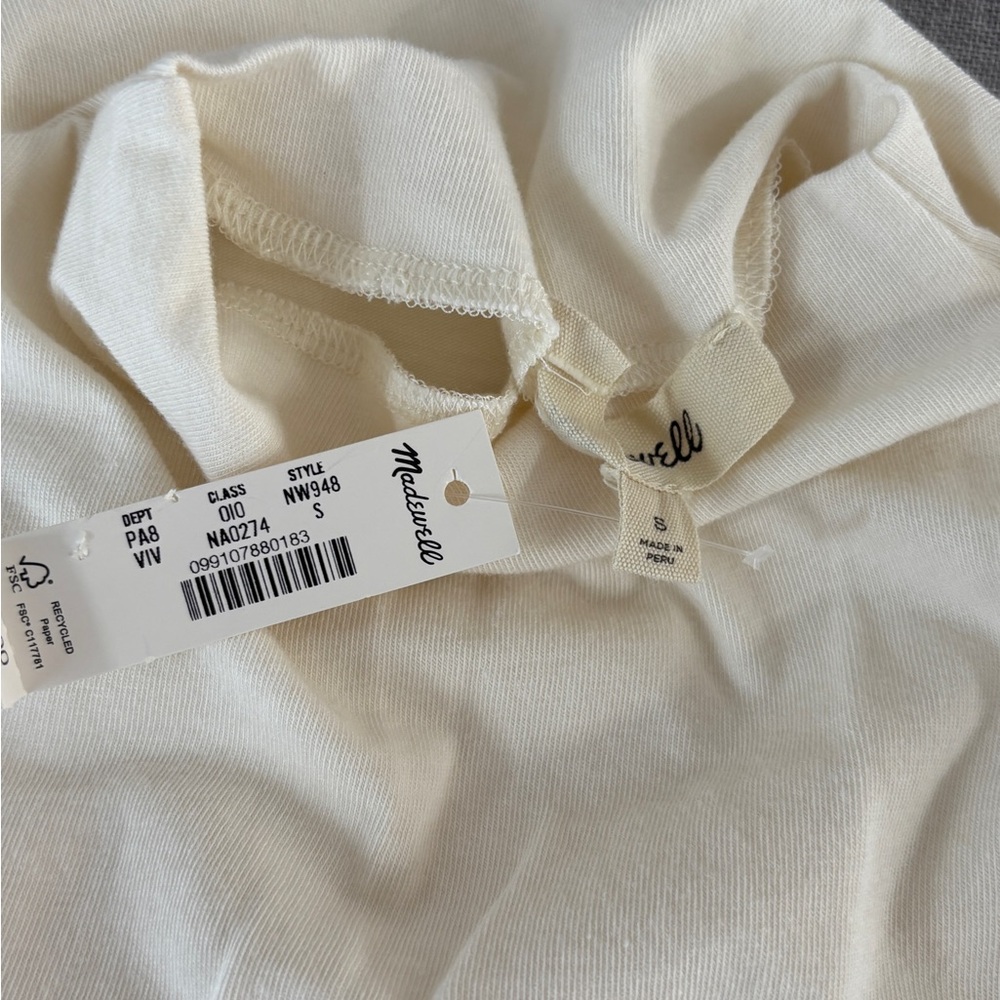 Madewell Ruched Mockneck Tank - Picture 6 of 6